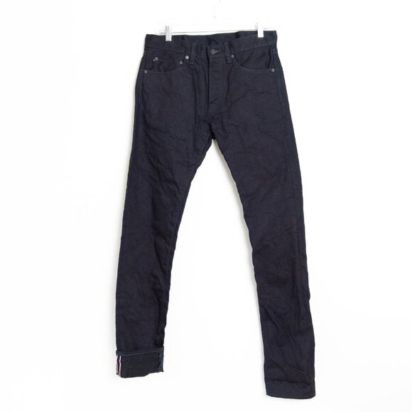 Momotaro Selvedge Denim Jeans 0306-IBSP Tight Tapered 15.7oz Indigo Black Japan - Picture 3 of 16